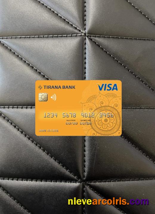 Albania Tirana bank visa photolook